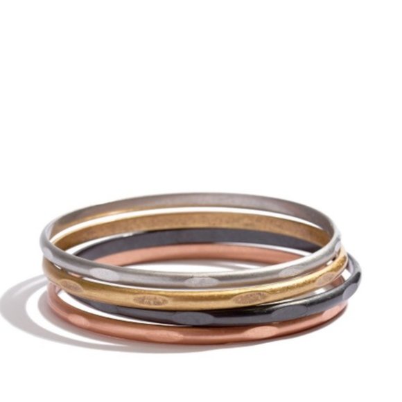 Madewell Jewelry - Madewell Mixed Metal Bangle Set Madewell Jewelry - Madewell Mixed Metal Bangle Set